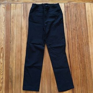 Counterparts Ankle Length Slacks Work Pants Black Stretch Material